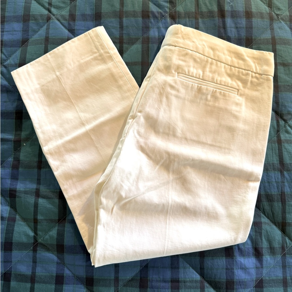 Chloe White Crop Dress Pants 0 / 36